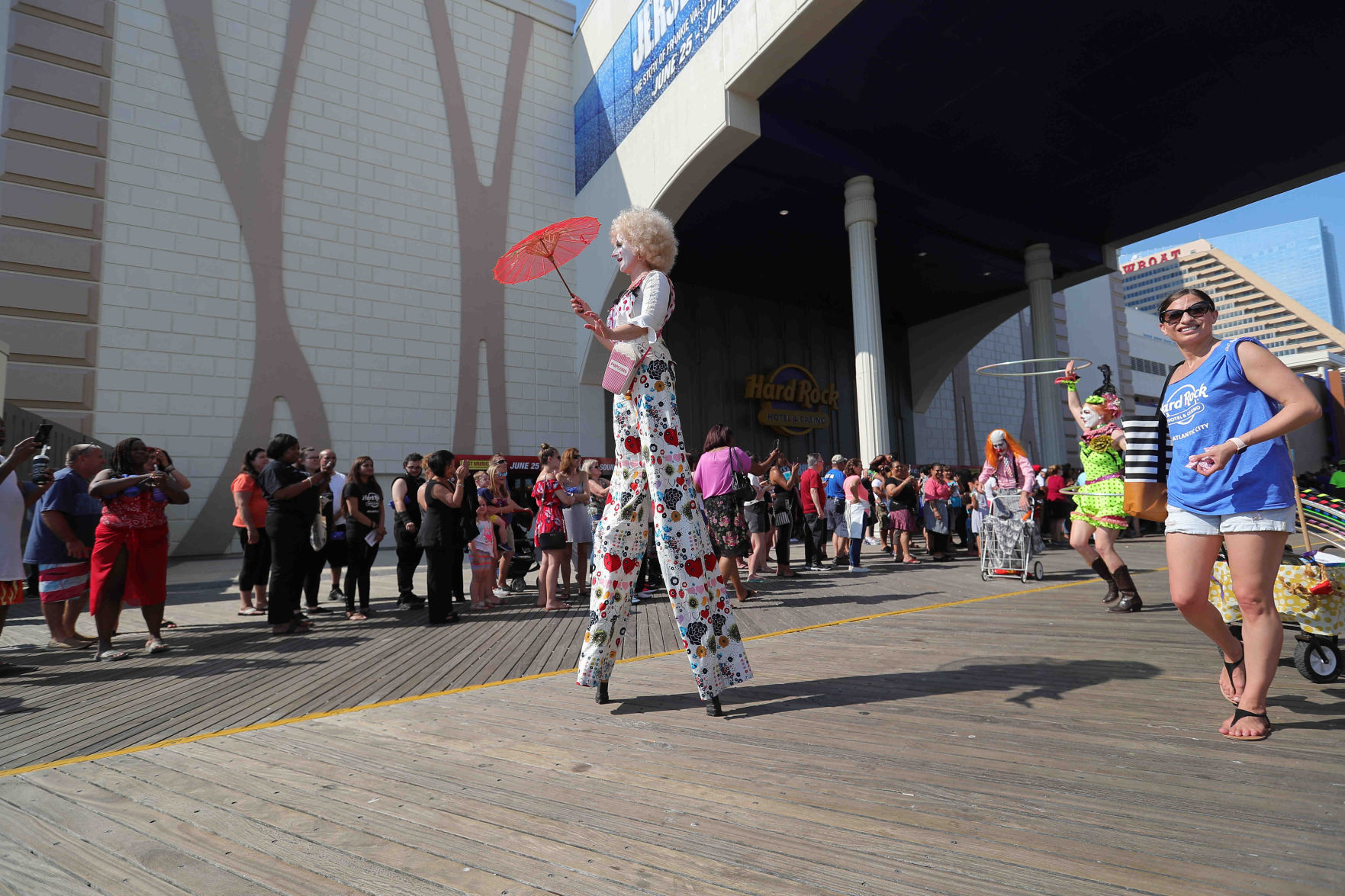 Hard Rock celebrated its one-year anniversary with Boardwalk parade